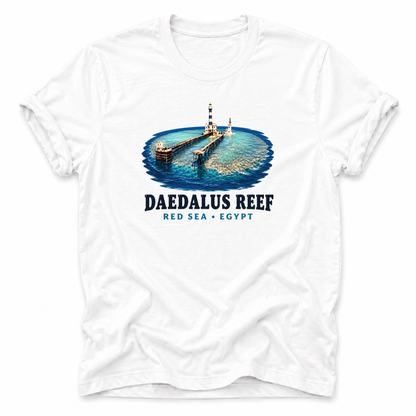 White Daedalus Reef – Red Sea Egypt Diving T-Shirt | Reef Stories