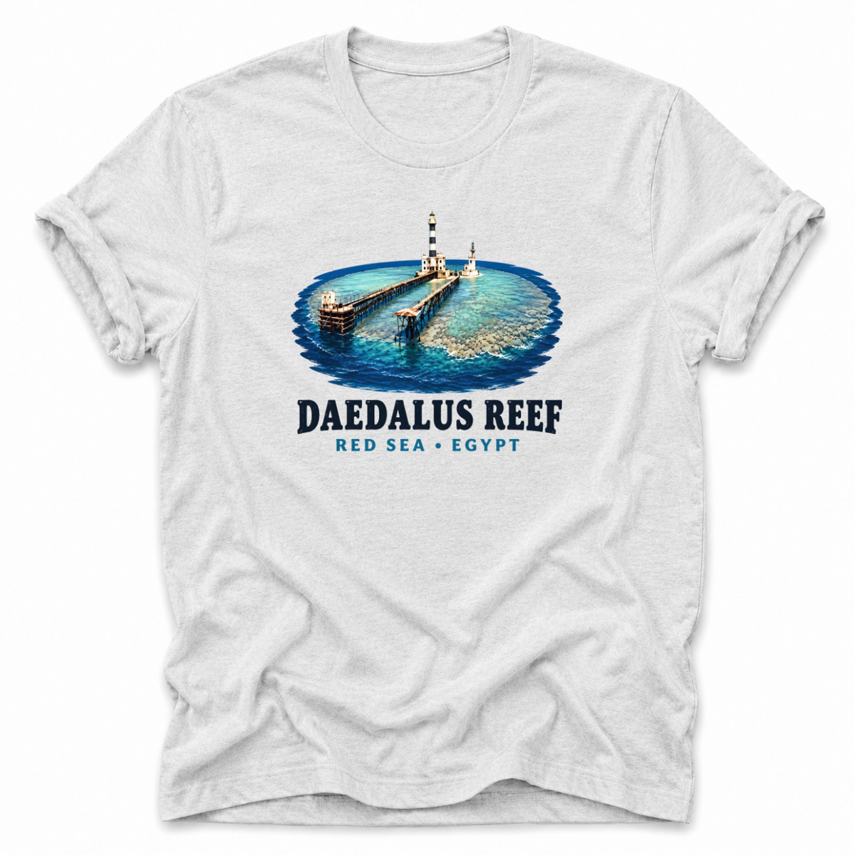Ash Daedalus Reef – Red Sea Egypt Diving T-Shirt | Reef Stories